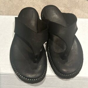 Guidi leather flip flops